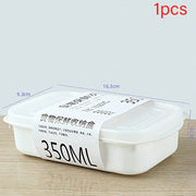 White Fresh Box Kitchen Storage Refrigerator Food Storage Containers Kitchen Storage Food Sealed Organizer Kitchen Supplies 2024