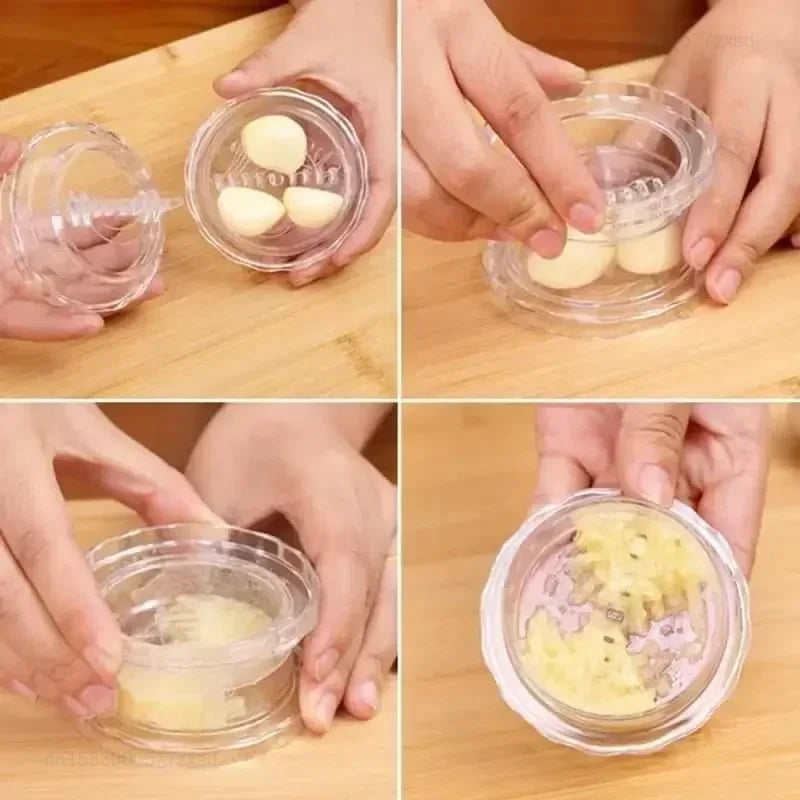 Kitchen Multifunctional Garlic Crusher Manual Garlic Press Multi-function Grinding Chopper Kitchen Gadget Masher Tool New