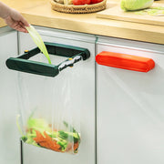 Kitchen Trash Rack Portable Cabinet Door Garbage Bags Holder Plastic Closet Garbage Storage Holder Kitchen Organizer Dish Rack