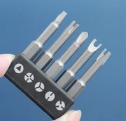 Screwdriver Bit Tool Kit Special-shaped Screwdriver Set 50mm U-shaped Y-Type Triangle Inner Cross Three Points