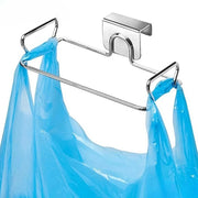 Kitchen Trash Rack Cabinet Door Garbage Bags Holder Stainless Steel Garbage Rack With Hanging Bracket Kitchen Gadgets garbagecan