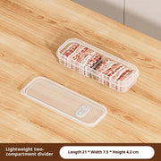 ♥Stackable Food Storage Boxes, Airtight Vegetable/Fruit Keepers for Kitchen Prep & Refrigerator Organization
