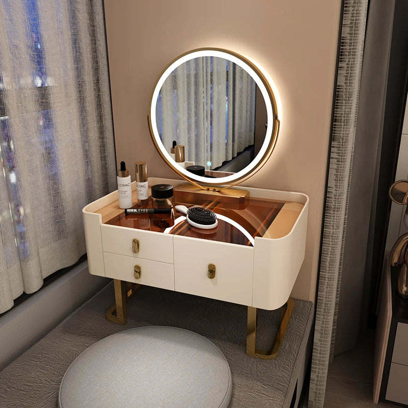 Jewellery Ornaments Dressing Table Design Makeup Storage Shelf Dressing Table Organiser Style Coiffeuse De Chambre Furnitures