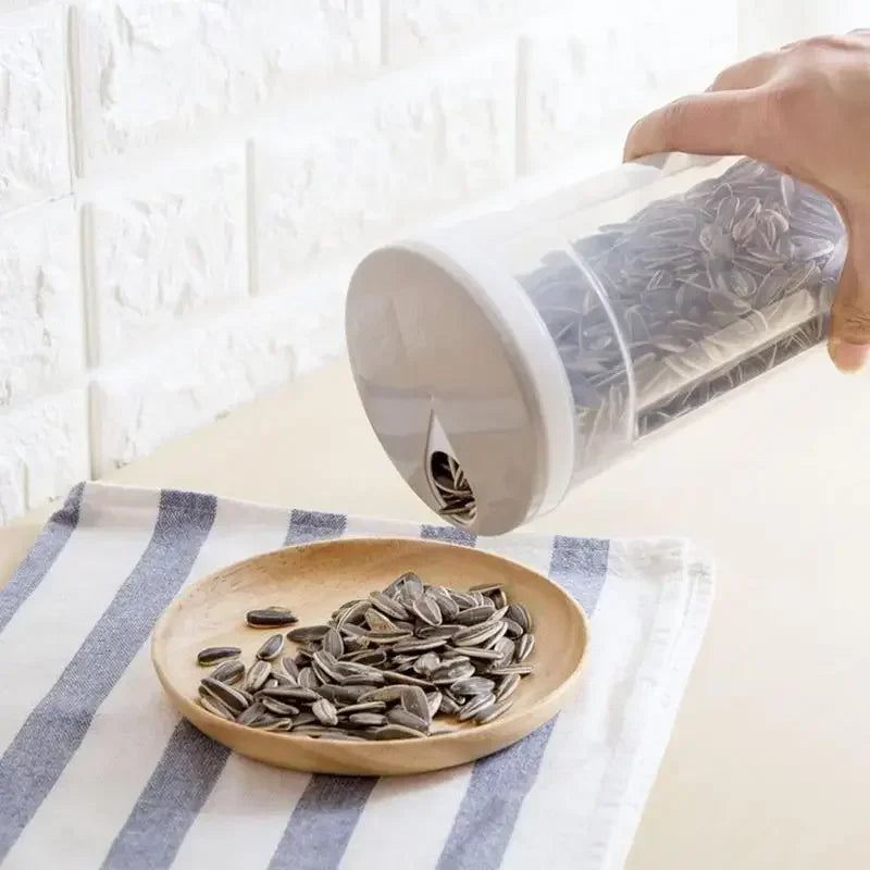 Food Storage Container for Multifunction Pasta, Noodle, Grain, Cereal, Bean, Rice, Kitchen Seasoning, Sealed Box, Food Canister