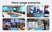 HDMI Splitter 4K@60Hz 1 in 4 Out with EDID Management for Exhibition Classroom Presentation Gaming 4 Way HDMI Splitter 4 Port