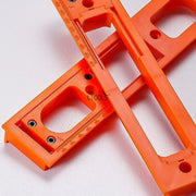 Woodworking Tools Slotting Template Adjustable Length Positioning Board with Scale Base Plate Suitable for Concealed Hinges