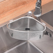 Kitchen Tools Stainless Steel Sink Drain Basket Triangle Food Filter Organizer Shelf Rack Drainier Household Accessories
