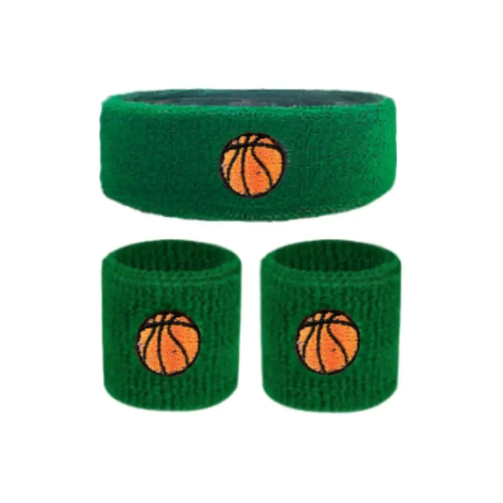 Football Fitness Colorful Cotton Sport Wrist Protector Kid Wristbands Running Headband Sports Sweatband