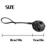 Pet Dog Toy Ball Dogs Training Supplies Cow Leather Ball Durable Bite Stick Bite Pillow German Shepherd Malinois