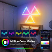LED Smart Wall Lamp RGBIC Light Bar DIY Atmosphere Night Light APP Music Rhythm TV Backlight Bedroom Game Room Decoration