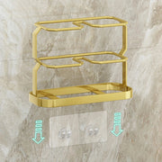 Kitchen Countertop Cutlery Holder Wall Mounted Kitchen Utensil Organizer Rack Knife Holder Spoon Fork Drain Storage Rack