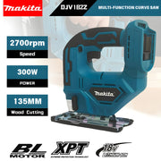 Makita Electric Jigsaw Power Tool Portable And Versatile Household Tools For Straight/Curve/Circular Cuts For Makita Batteries