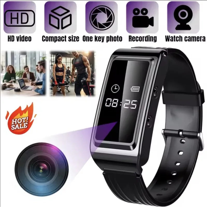 Mini Video Voice Recorder Camera Watch 1080P DV DVR Professional Digital Bracelet Dictaphone Sound Small Micro For Home Secure