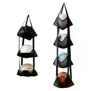 Storage Solution for Sports Equipment, Wall Mounted Mesh Hanging Bag for Basketball Soccer.