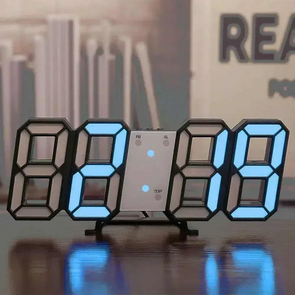 Digital Decoration for Bedroom Desk Watches Led Wall Clock Living Room Alarm Modern Home and Decoration Electronic Table Decor