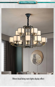 Living Room Light New Dining Room Light Bedroom Light Retro Home Lighting Fixtures Ceiling Chandelier Led Light Decoration Home