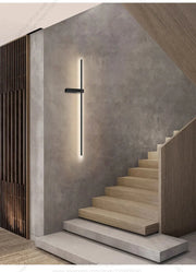 Modern Simple Living Room TV Background Wall Fitting Bedside Lighting In Bedroom Designer Staircase Light Long Indoor Wall Lamp