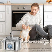 Cat Water Fountain 3.2L Stainless Steel Pet Water Fountain Dog Water Dispenser Automatic Cat Fountain Dog Bowls Cat Products