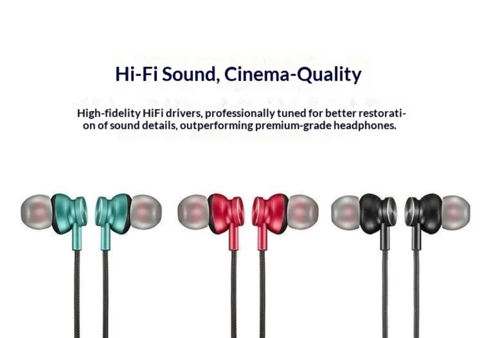 Neck-hung Wireless Bluetooth Headphones Lossless Sound Quality Noise Cancellation High Sound Quality Sports Business E-Sports Ga