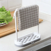Kitchen Storage Rack Dishcloth Hanging Rack Towel Sponge Drain Racks Bathroom Soap Holder Sink Desktop Organizer
