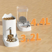 Dog Cat Water Fountain Large Capacity Pet Feeder Cat Food Bowl Gravity Food Feeder Gravity Water Fountain Cat Accessories