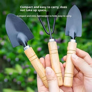 3Pcs/Set Mini Garden Tool Set For Garden Plants Flower Pot Cactus Vegetables Digging Weeding Indoor Small Plants Garden Tools