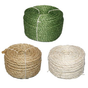 Cat Scratching Post Durable Twisted Sisal Rope for Gardening Applications Scratching Posts DIY Artwork Climbing Frame 6mmx20M