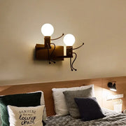 Creative Personality Living Room Bedroom Bedside Lamp Balcony Corridor Corridor Wall Lamp Art Children's Room Wall Lamp