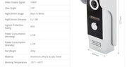 HOMSECUR 4 Wire Tuya Smart APP HD Video House Door Phone Kit with 7" Touch Screen Monitor IP65 Doorbell Camera Record Snapshot