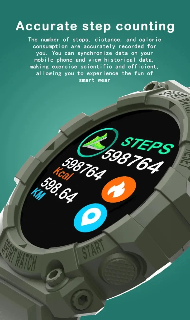 Smart Watch Fitness Bracelet Sport Pedometer Control Music BT Connection Clock Alarm Weather Message Smartwatch FD68S Y56