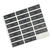 1pc Fitness Equipment Weight Stickers 4.5/7-91/120kg 5-103kg 5-162.5kg Weight Stack Labels Sticker Gym Counterweight Block Parts