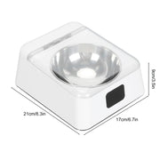 Automatic Cat Feeder with Infrared Sensor Cover Removable Bowl Battery Powered Intelligent Automatic Opening Lid Dog Feeder