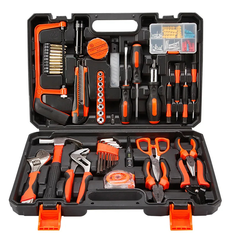 New Hardware Tool Set Combination Tool Set Multifunctional Household Use Manual Woodworking Toolbox Manual Repair Tool Sets