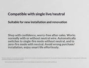 Xiaomi Smart Switch Wall Switch Double Key Dual Control Live Neutral Line Work For Smart Light Remote Control Switch Mi Home New