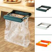 Kitchen Trash Rack Portable Cabinet Door Garbage Bags Holder Plastic Closet Garbage Storage Holder Kitchen Organizer Dish Rack