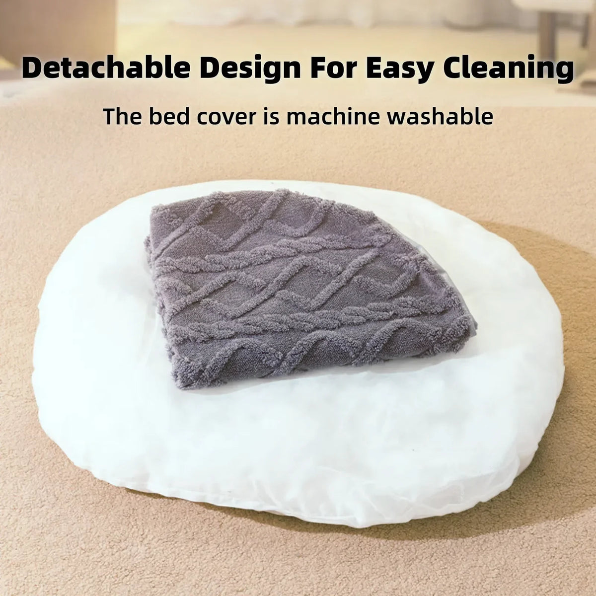 Dog Bed for Small Medium Large Dogs Cats Sleeping Mats Breathable Soft Puppy Bed Durable Calming Non-Slip Bottom Pet Supplies