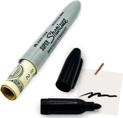 Creative Fake Red Black Marker Pen Hidden Compartment Sight Diversion Safe For Home Office Hide Necklace Money Small Valuables