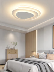 2025 New Arrival: Minimalist Oval Smart Ceiling Light | Artistic Lighting for Living Room & Master Bedroom