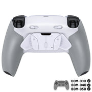eXtremeRate RISE4 Plus MAX Remappable Back Button Kit w/Clicky Trigger Stop & Rubberized Grip for ps5 Controller BDM-030 040 050