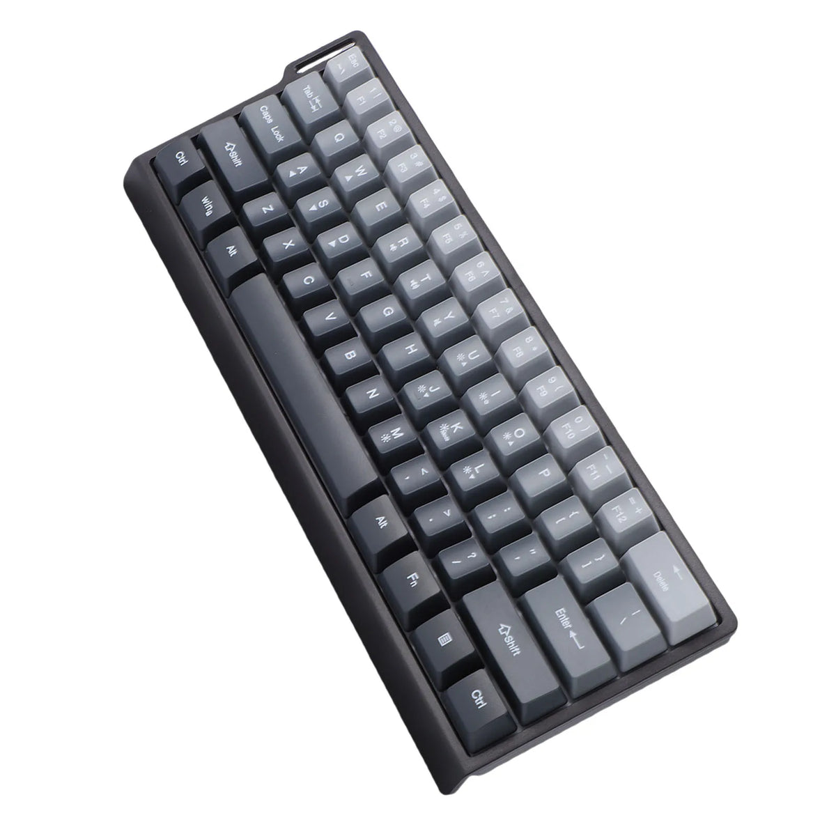 61 Keys Wired Gaming Keyboard 60 Percent RGB Backlit Compact Gaming Keyboard with Lanyard for Laptop PC 61 Keys Gaming Keyboard