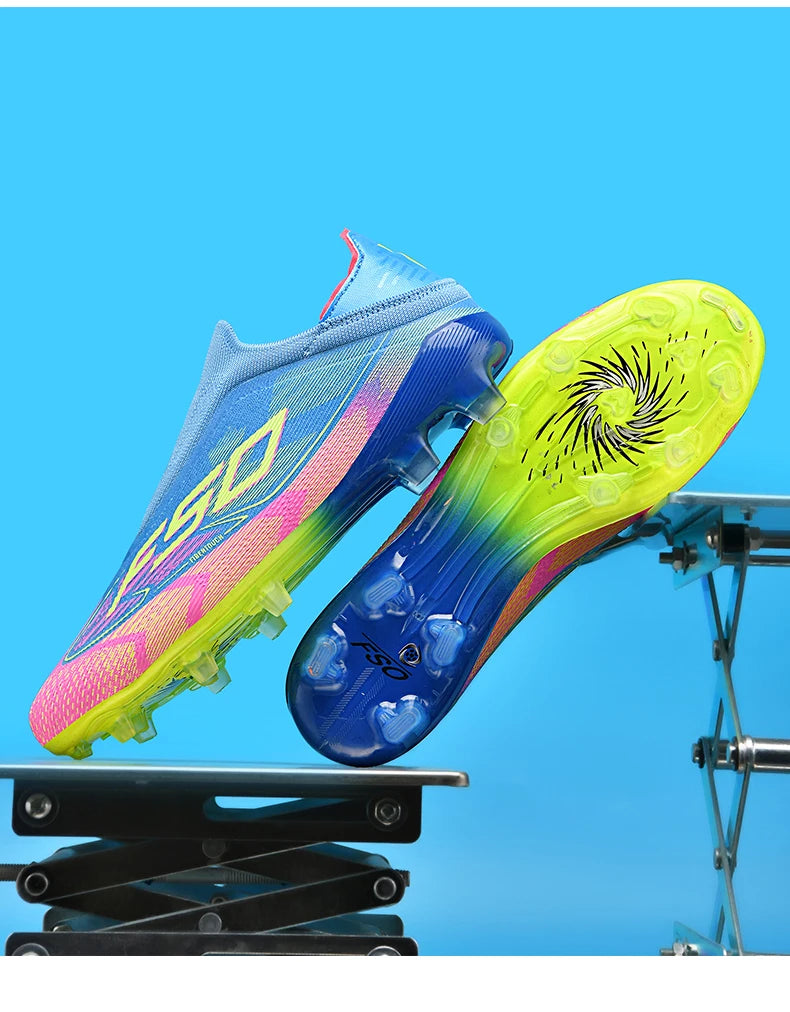 Men Women Soccer Shoes Society Professional Ultralight Cleats Indoor Football Shoes Training Outdoor Football Boots Resistant