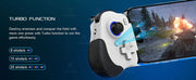 Mobile Phone Controller Mobile Gaming Wireless Gamepad Android/iOS Dual Vibration Motors Hall Effect Joystick Joypad Accessories
