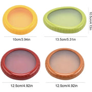 4 Fresh Fruit Storage Box, Fruit Saver Containers,Fruit Storage Containers, Reusable Silicone Food Savers Fridge Storage Boxes