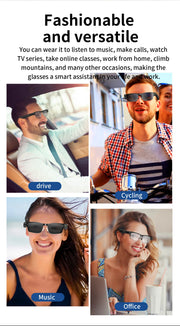 New 800W HD Camera Smart Glasses WFl Transmission Bluetooth Call AI Intelligent Voice Assistant Object Recognition Sun Glasses