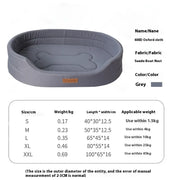 Dog Pet Beds Square Dog Bed For Large Dogs Dog Sofa Beds Waterproof Customized Pet Bed Inner Pad Washable Puppy Kennel Accessory