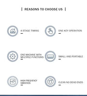 Smart Home Ultrasonic Cleaner for Jewelry Glasses Circuit Board Watches Denture Teeth Razor Ultrasound Cleaning Washing Machine