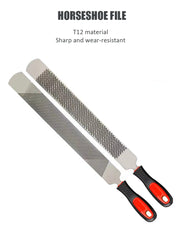 Horseshoe File Anti-slip Handle Double Side Carbon Steel Hoof Rasp Horse Hoof Trimming Tools Sanding Wood Equestrian Accessories