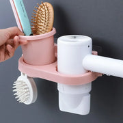 Home Accessory Set Storage Shelf, Holder for Storing Hair Dryer, Curling Iron, Bathroom Organizer