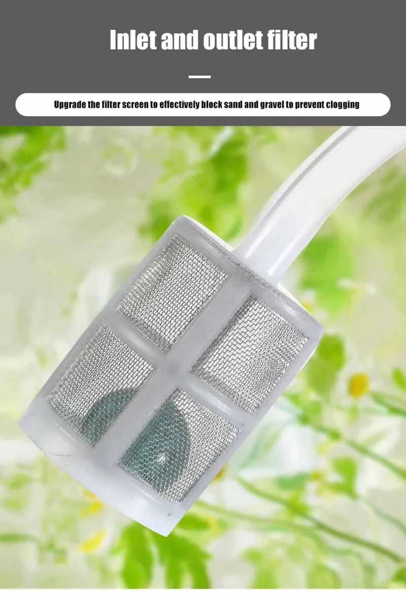 Garden Adjustable Valve Drip Irrigation Device Double Pump Controller Timer System Solar Energy Intelligent Automatic Watering
