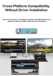 68 Keys Gaming Mechanical Keyboard 12.3'' IPS Touch Screen with Camera and Speaker RGB Support Hot Swappable  Ergonomic Design